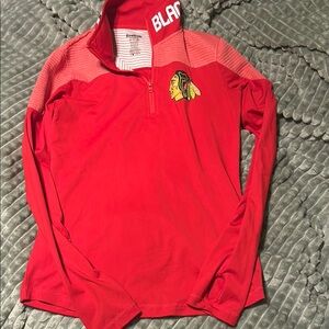 Reebok Red Long Sleeve Shirt